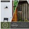 Vaxcel Tucson 1 Light Integrated LED Black and White Farmhouse Outdoor Wall Lantern Metal Shade T0679 - alternate 4